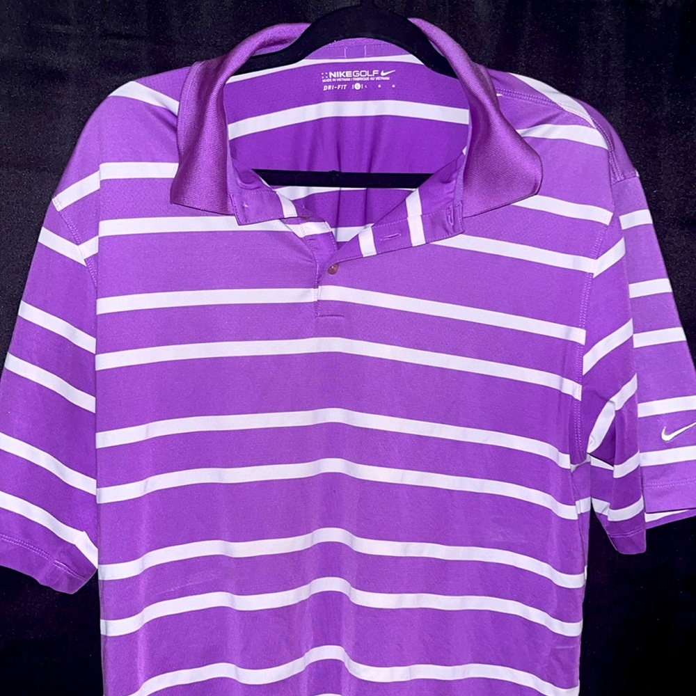 Purple Nike Golf Polo